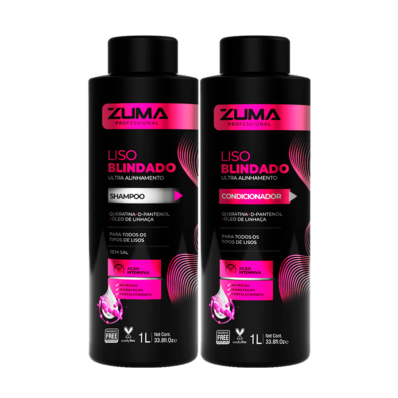 Zuma Smooth & Armored Shampoo + Conditioner Set 2L